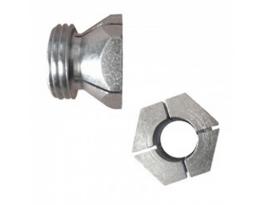 RACCORDO 3/8" UNIVERSALE A STRINGERE PER RESISTENZA CANDELETTA diametro 9,9 o 10mm