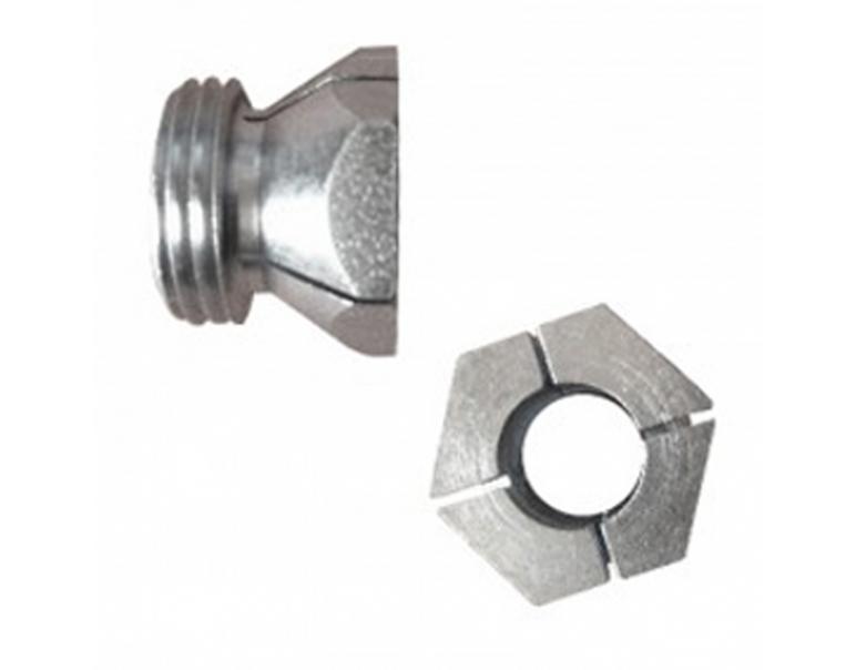 RACCORDO 3/8" UNIVERSALE A STRINGERE PER RESISTENZA CANDELETTA diametro 9,9 o 10mm