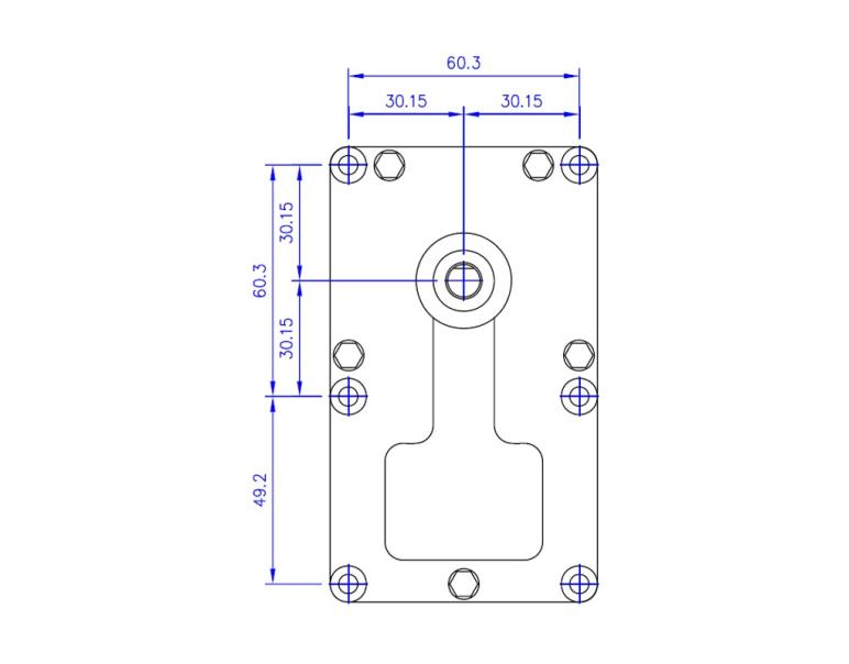 MOTORIDUTTORE MELLOR mod. FB1146 albero diametro 8,5mm RPM 5,3 giri/minuto