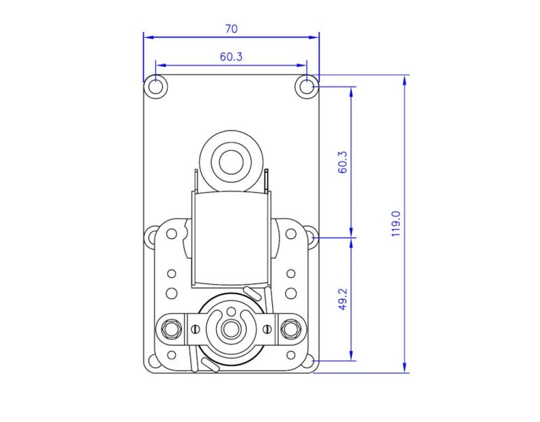 MOTORIDUTTORE MELLOR mod. FB1171 albero diametro 9,5mm RPM 1,5 giri/minuto