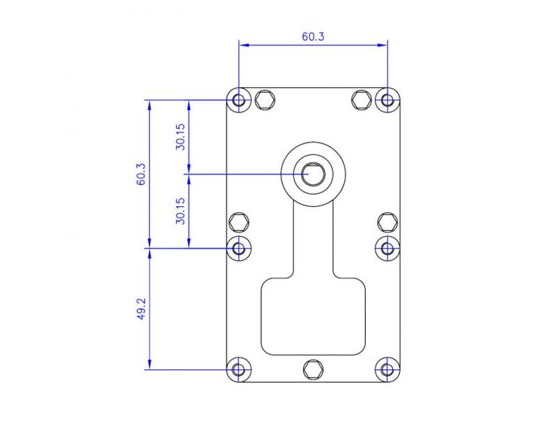MOTORIDUTTORE MELLOR mod. FB1187 albero diametro 8,5mm RPM 2,0 giri/minuto