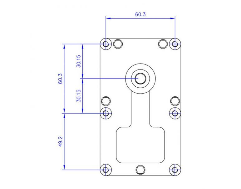 MOTORIDUTTORE MELLOR mod. FB1263 albero diametro 9,5mm RPM 3,30 giri/minuto