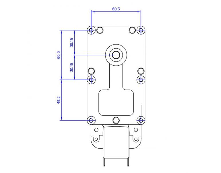 MOTORIDUTTORE MELLOR mod. FB1285 albero diametro 8,5mm RPM 3,0 giri/minuto