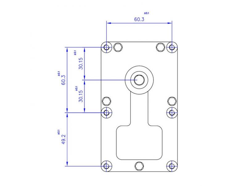 MOTORIDUTTORE MELLOR mod. FB1330 albero diametro 9,5mm RPM 1,00 giri/minuto