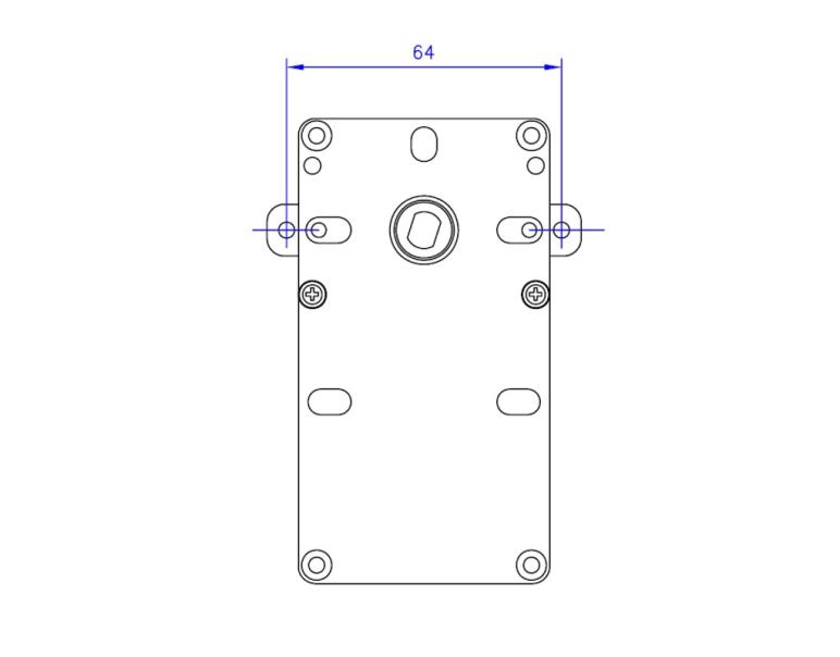 MOTORIDUTTORE MELLOR mod. KB1008 albero cavo RPM 5,0 giri/minuto