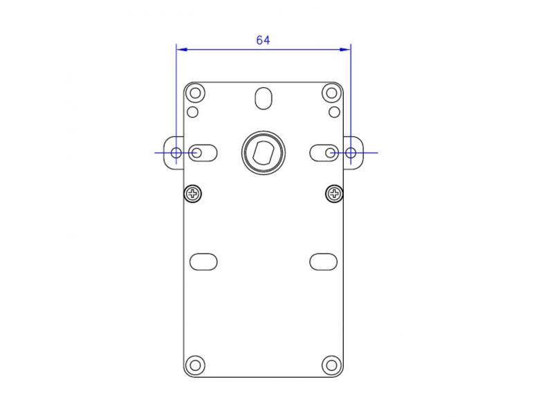 MOTORIDUTTORE MELLOR mod. KB1014 albero cavo RPM 3,0 giri/minuto