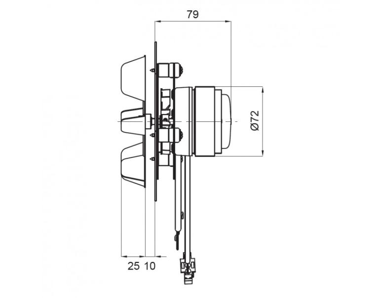ESTRATTORE FUMI FANDIS VFC3A23HKBRS0-V00 ventola diametro 150mm
