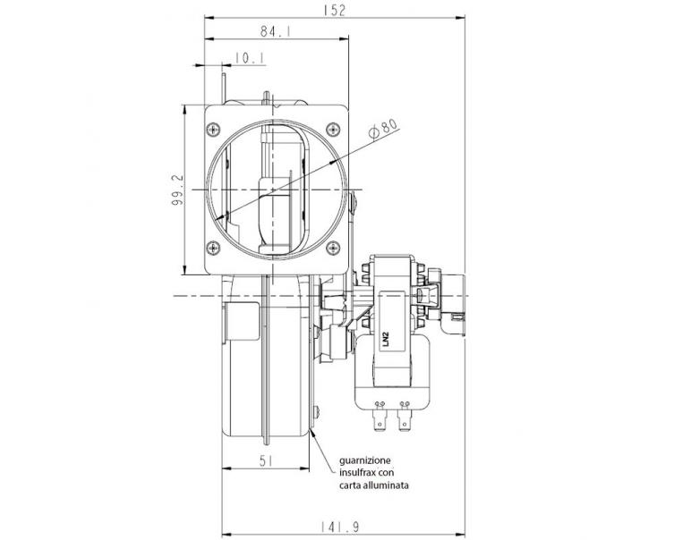 ESTRATTORE FUMI NATALINI PL21 CE0260 W931210260