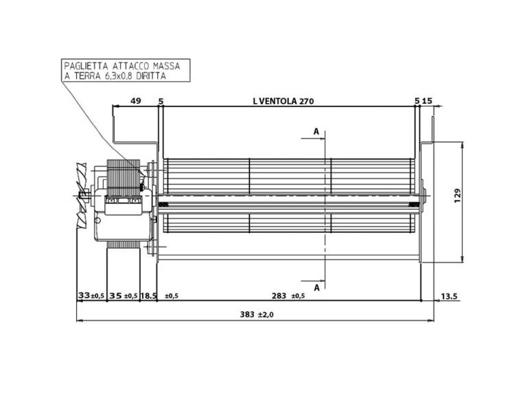 VENTILATORE TANGENZIALE FERGAS EMMEVI TGO 80/1-270/35 153455
