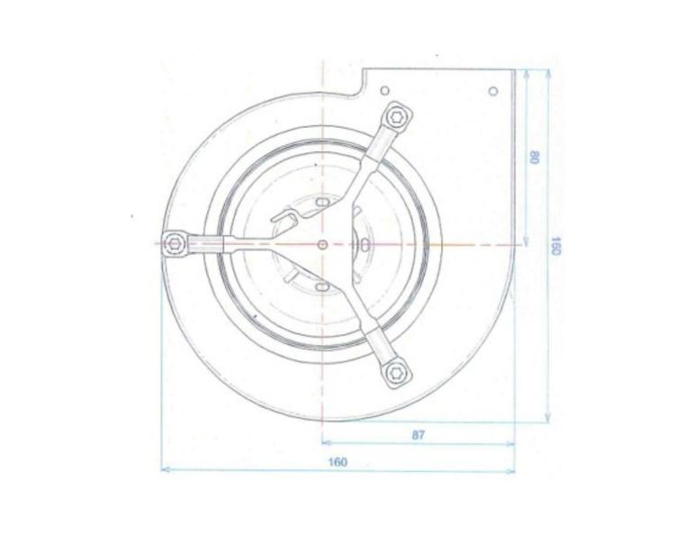 VENTILATORE CENTRIFUGO FANDIS 2GDS15