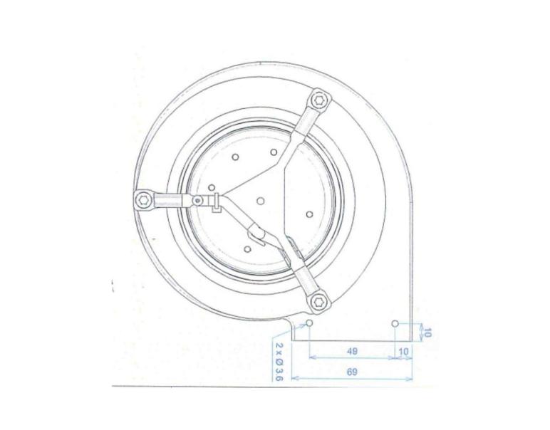 VENTILATORE CENTRIFUGO FANDIS 2GDS15