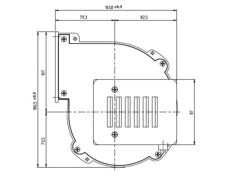 VENTILATORE CENTRIGUGO FERGAS EMMEVI CF 100-35 209108