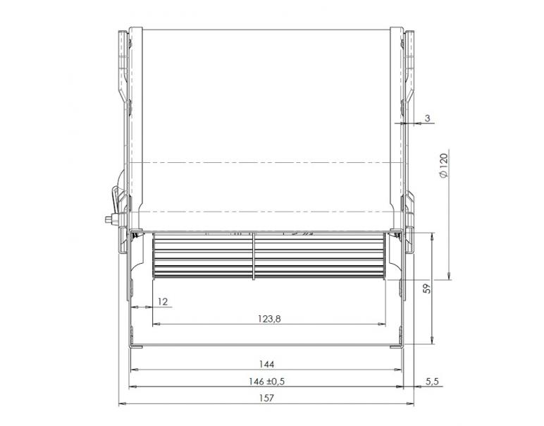 VENTILATORE CENTRIFUGO TRIAL CAD12R-001