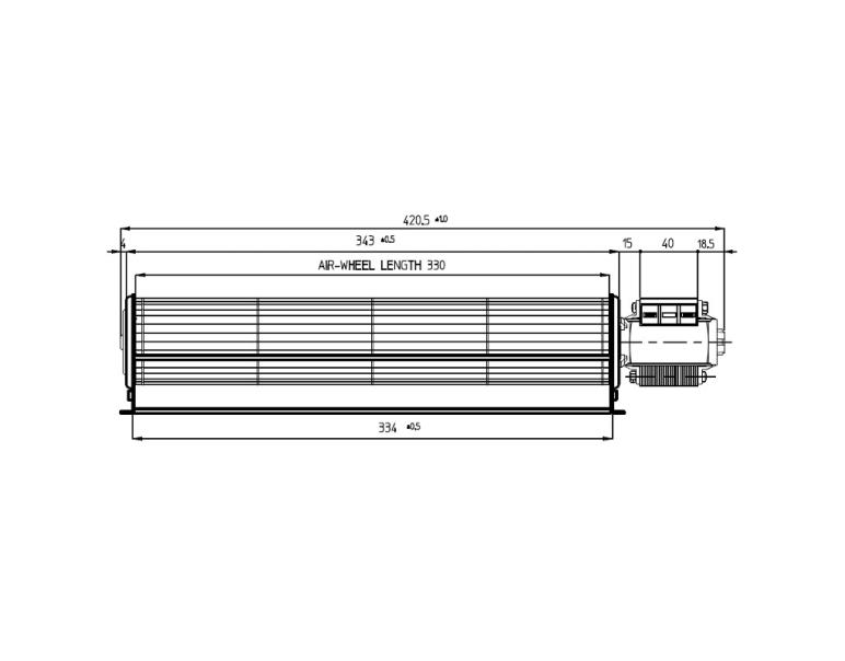 VENTILATORE TANGENZIALE FERGAS EMMEVI TGA 60/1-330/40 110245